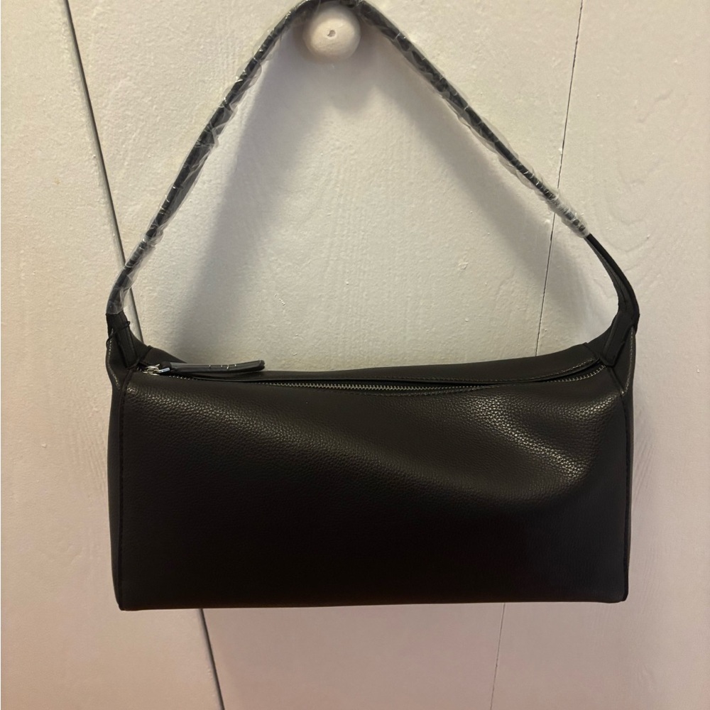 NWT Vera Bradley Black Leather Shoulder Bag